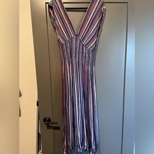 Urban outfitters striped maxi dress